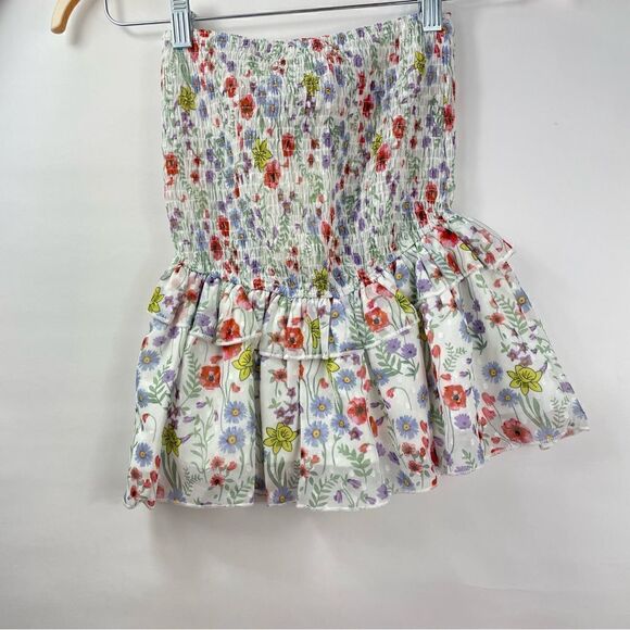 70/21 Ruffle Floral Print Skirt Size XS - Picture 3 of 7